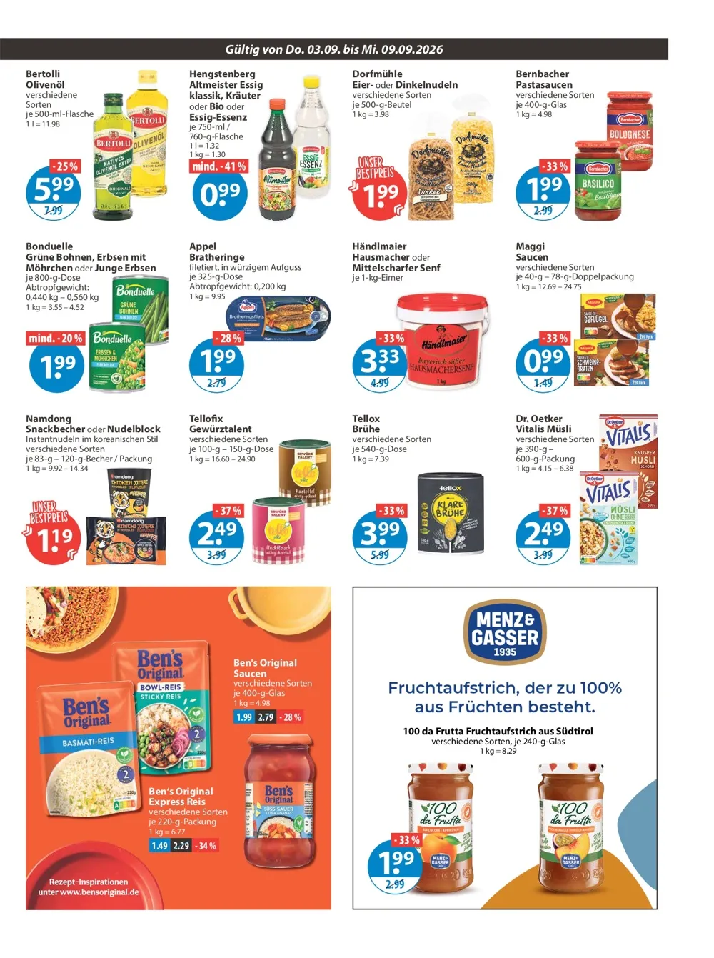 V-Markt Prospekt ab 03.09.2026 bis 09.09.2026 - Seite 7