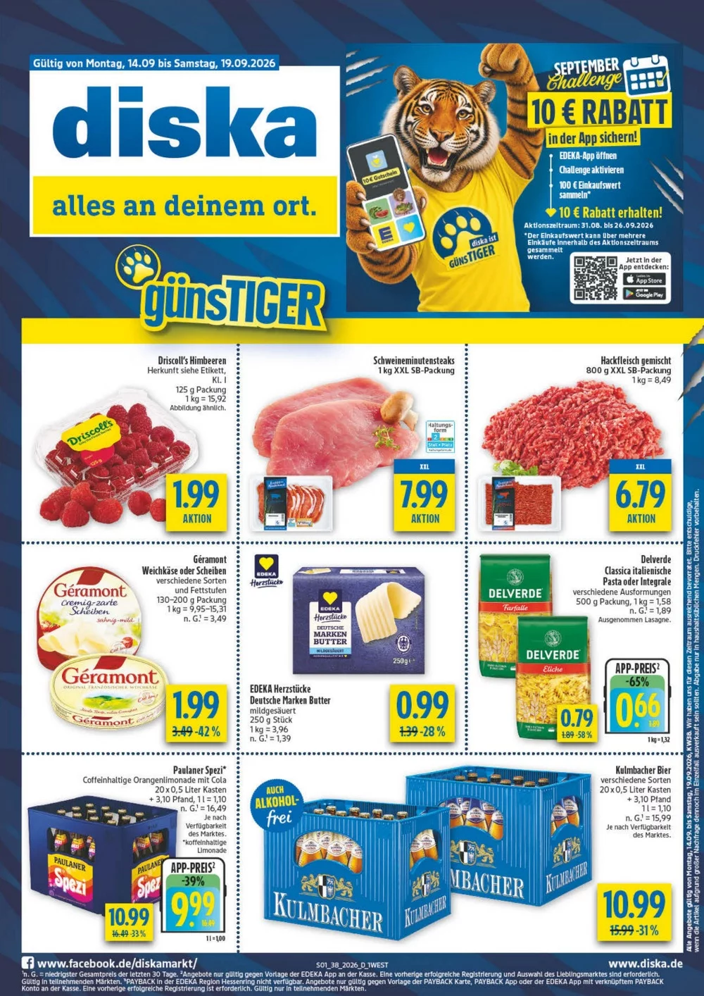 Diska Prospekt ab 14.09.2026 nächste woche - Bild 1 ab 14.09.2026