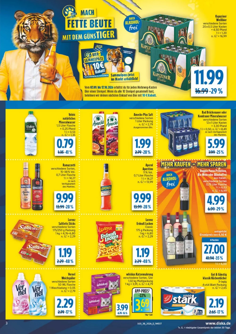 Diska Prospekt ab 14.09.2026 nächste woche - Bild 1 ab 14.09.2026
