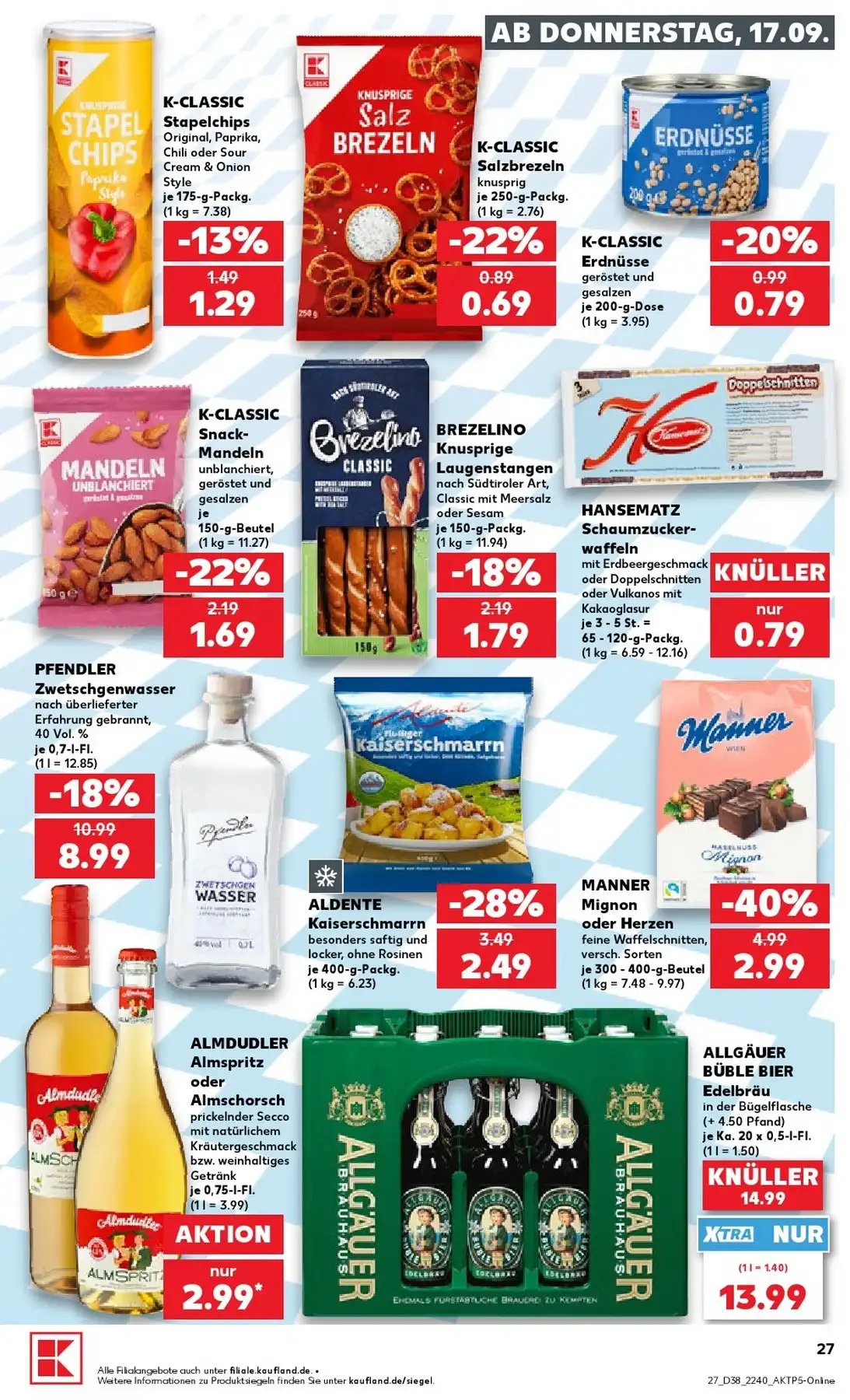 Kaufland Prospekt ab 17.09.2026 nächste woche - Bild 1 ab 17.09.2026