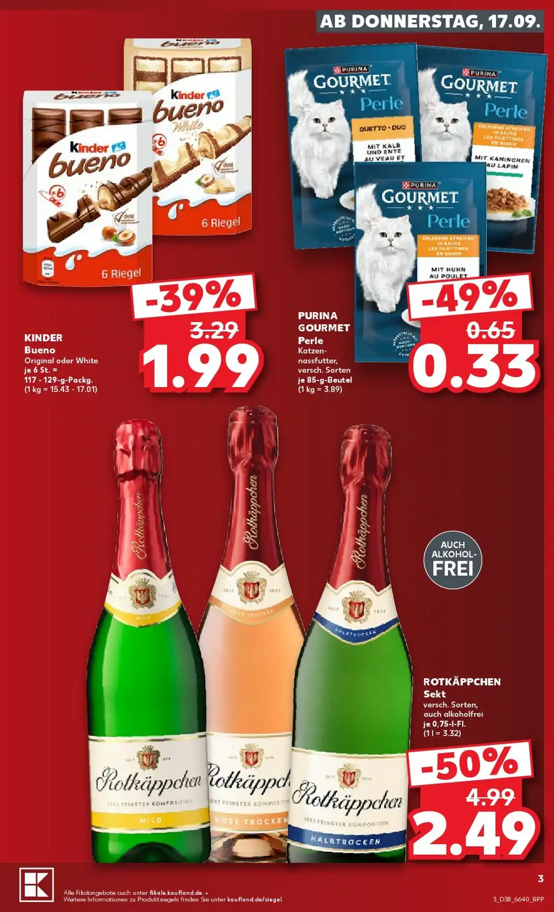Kaufland Prospekt ab 17.09.2026 nächste woche - Bild 1 ab 17.09.2026