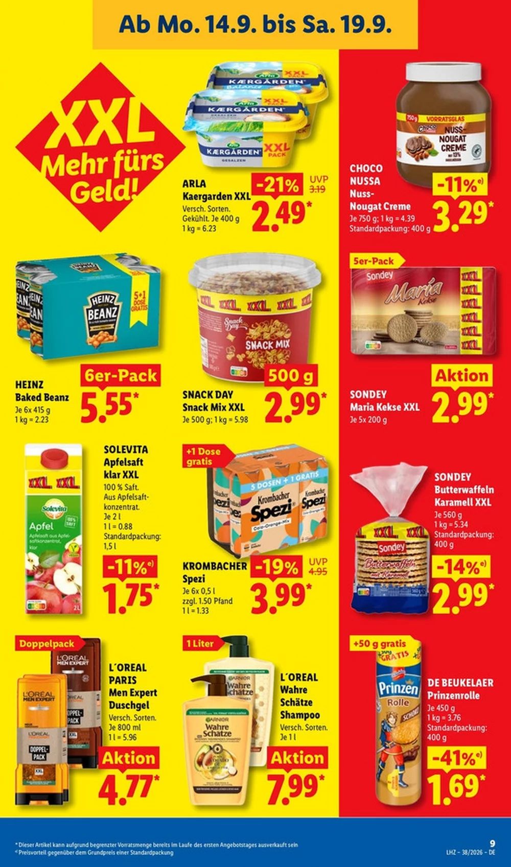 Lidl Prospekt ab 14.09.2026 nächste woche - Bild 2 ab 14.09.2026