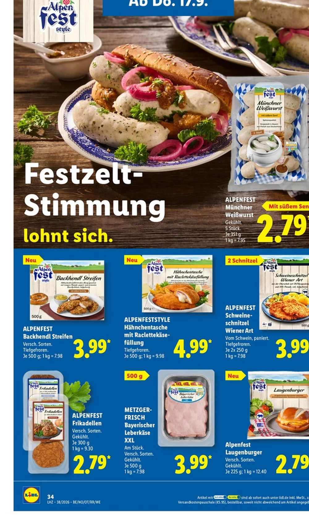 Lidl Prospekt ab 14.09.2026 nächste woche - Bild 1 ab 14.09.2026
