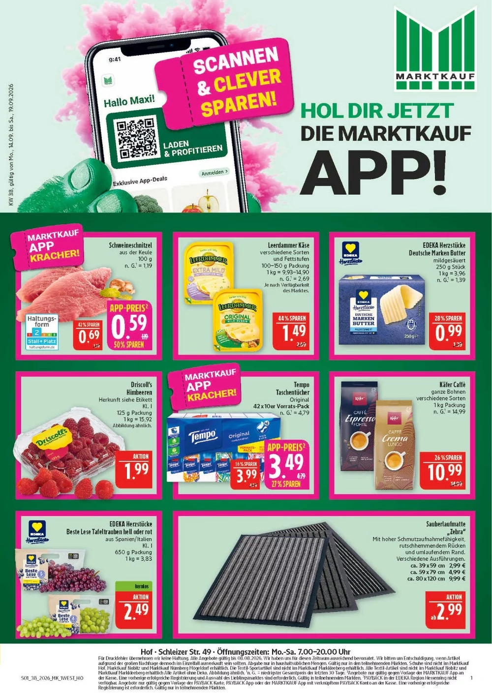 Marktkauf Prospekt ab 14.09.2026 nächste woche - Bild 1 ab 14.09.2026