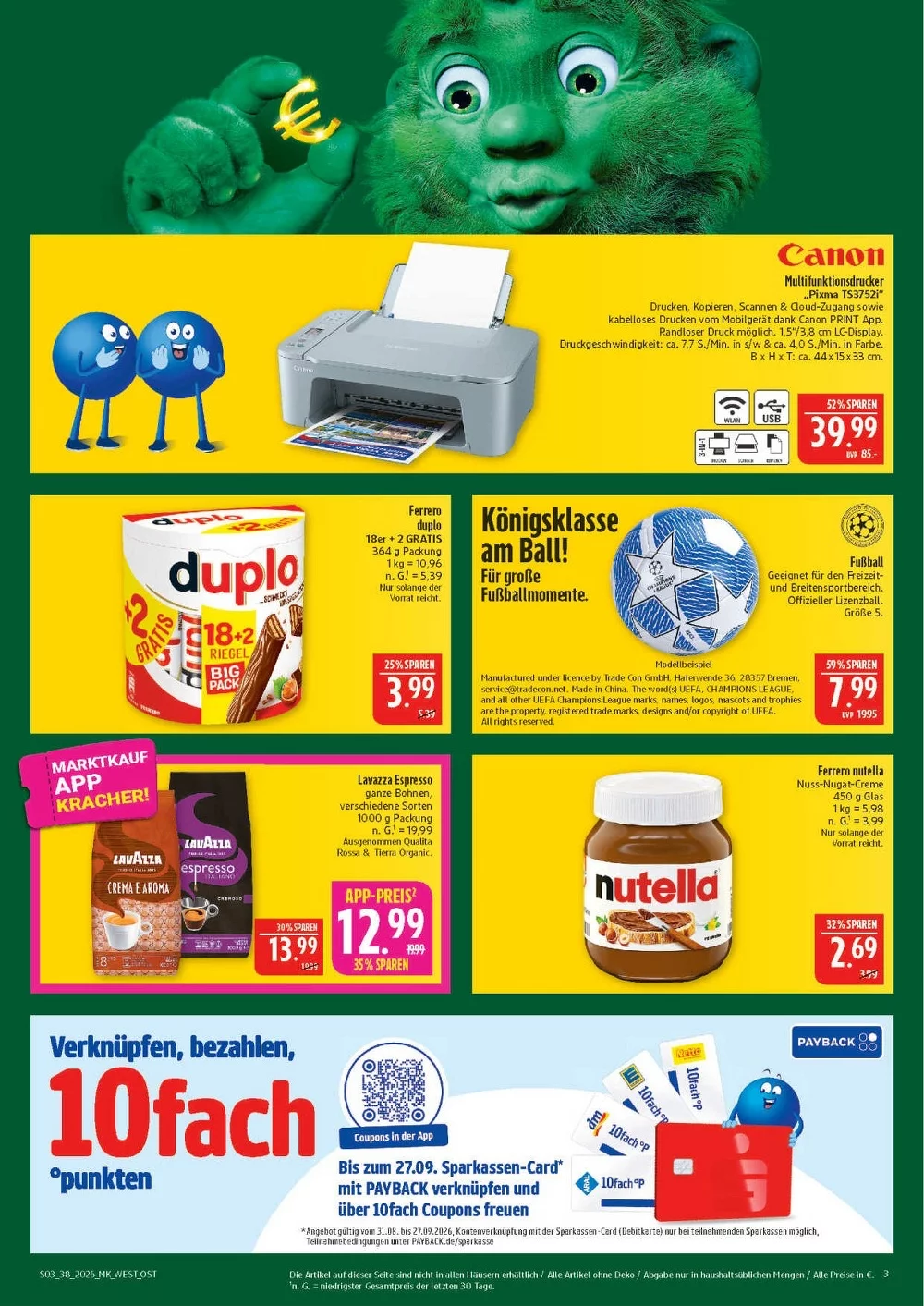 Marktkauf Prospekt ab 14.09.2026 nächste woche - Bild 1 ab 14.09.2026