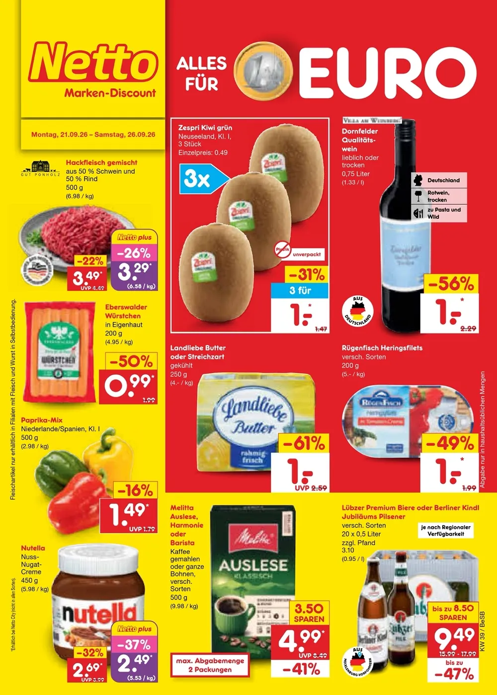 Netto Prospekt ab 21.09.2026 nächste woche - Bild 1 ab 21.09.2026