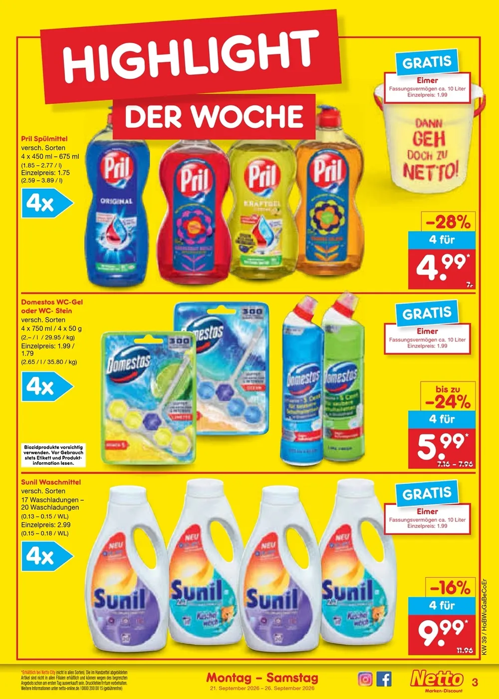 Netto Prospekt ab 21.09.2026 nächste woche - Bild 1 ab 21.09.2026