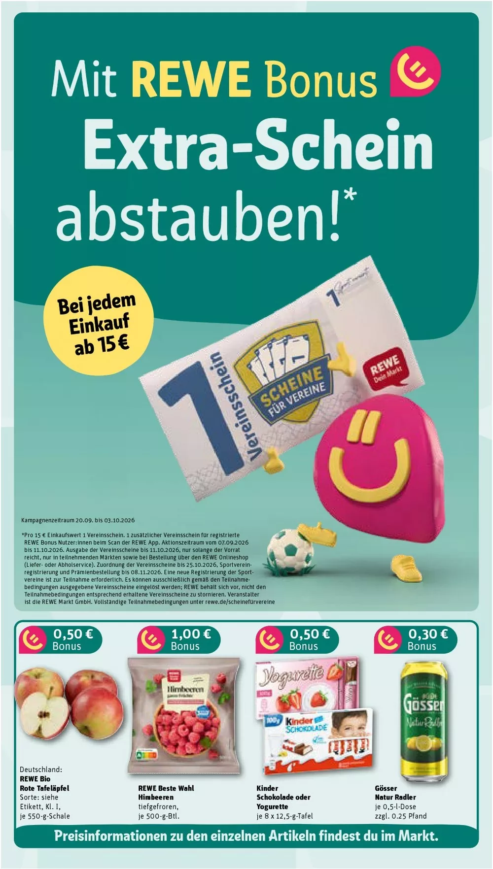 Rewe Prospekt ab 14.09.2026 diese & nächste woche - Bild 1 ab 14.09.2026